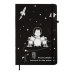 Книжка записна COSMO на гумці, А5, 80 арк., клітинка., офсет крем., тв.лам.обл., синя, KIDS LINE