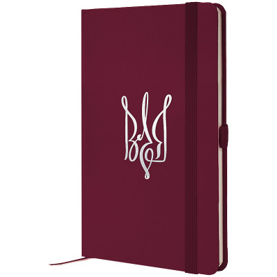 Книга записная Partner, 125*195, 96 л., кл., винная Воля
