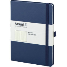 Книга записная Axent Partner Prime 8305-02-A, A5, 145x210 мм, 96 листов, клетка, твердая обложка, темно-синяя