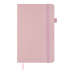Книга записна ETALON 125*195, 96 арк., клітинка, обкл. штучна шкіра, рожевий