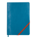 Блокнот деловой LOLLIPOP, L2U, А5, 96 л., линия, голубой, иск. кожа - BM.295203-14 Buromax