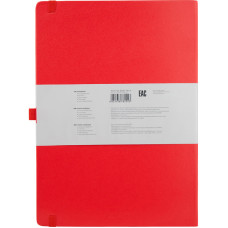 Книга записная Axent Partner Grand 8203-06-A, A4, 210x295 мм, 100 листов, клетка, твердая обложка, красная