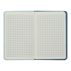 Книжка записна GRADIENT, на гумці, А6, 80 арк., клітинка., офсет крем., тв.лам.обл., рожевий