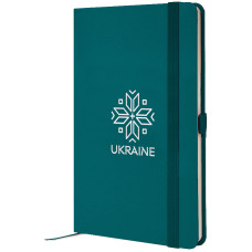 Книга записная Partner, 125*195, 96 л., кл., малахит, Вышиванка