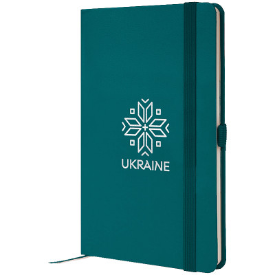 Книга записная Partner, 125*195, 96 л., кл., малахит, Вышиванка