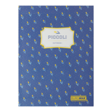 Записна книжка PICCOLI, А5, 80 арк., клітинка, інтегральна обкладинка, синя
