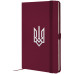 Книга записная Partner, 125*195, 96 л., кл., винная Герб