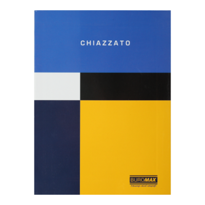 Записна книжка CHIAZZATO, А5, 80 арк., клітинка, інтегральна обкладинка, синя - BM.24522102-02