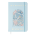 Книжка записна ESSENCE, на гумці, А6, 80 арк., клітинка., офсет крем., тв.лам.обл., біла