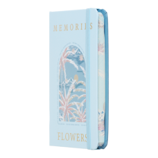 Книжка записна ESSENCE, на гумці, А6, 80 арк., клітинка., офсет крем., тв.лам.обл., біла
