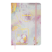 Книжка записна ABSTRACT, на гумці, А5, 96 арк., клітинка, офсет крем., тв.лам.обл., світло-рожева
