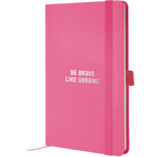 Книга записная Partner, 125*195, 96 л., кл., розовая Brave