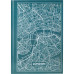 Книга записна А4 Maps London, 96арк., кліт., бірюзовий - 8422-516-A Axent