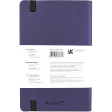 Книга записная Partner Soft, 125*195, 96 л, точ., синяя