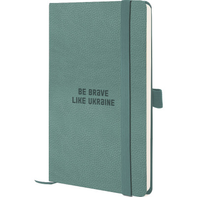 Книга записна Partner Soft Skin, 125*195, сіро-блакитна, Brave - 26713 Axent