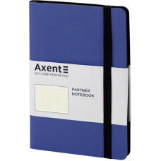Книга записная Axent Partner Soft 8312-02-A, A5-, 125x195 мм, 96 листов, точка, гибкая обложка, темно-синяя