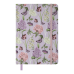 Книжка записна GENTLE, на гумці, А5, 96 арк., клітинка, офсет крем., тв.лам.обл., лавандова