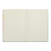 Книжка записна GENTLE, на гумці, А5, 96 арк., клітинка, офсет крем., тв.лам.обл., лавандова