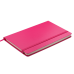 Блокнот діловий STRONG LOGO2U 125x195мм, 80арк., клітинка, обкладинка зі штучної шкіри, рожевий - BM.29912101-10 Buromax