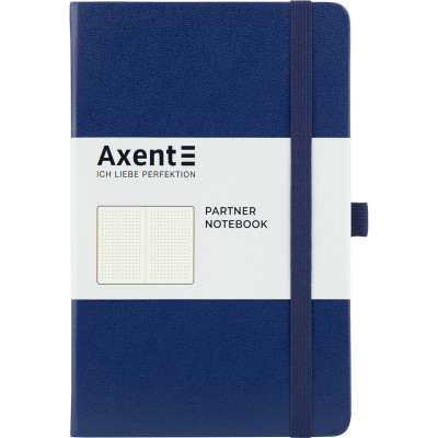 Книга записна Partner, 125*195, 96арк, крап, синя - 8306-02-A Axent