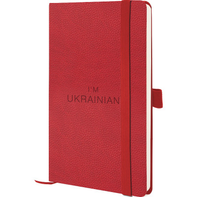 Книга записная Partner Soft Skin, 125*195, красная Ukrainian