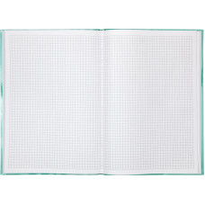 Книга записная Axent Pastelini 8422-425-A, A4, 210x295 мм, 96 листов, клетка, твердая обложка, зеленая