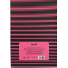 Книга записная Axent Numbers 8421-210-A, A4, 210x295 мм, 80 листов, клетка, твердая обложка, розовая