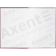 Книга записная Axent Numbers 8421-210-A, A4, 210x295 мм, 80 листов, клетка, твердая обложка, розовая