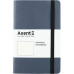 Книга записна Axent Partner Soft 8310-14-A, A5-, 125x195 мм, 96 аркушів, точка, гнучка обкладинка, сріблясто-синя