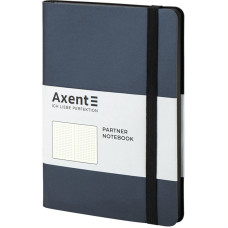 Книга записная Axent Partner Soft 8310-14-A, A5-, 125x195 мм, 96 листов, точка, гибкая обложка, серебристо-синяя