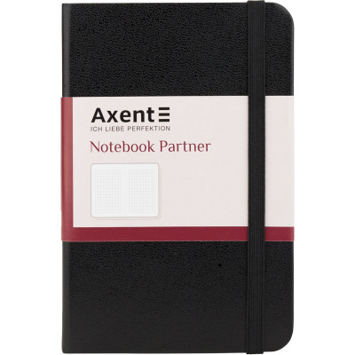 Книга записна Partner, 95*140, 96арк, кліт, чорн - 8301-01-A Axent