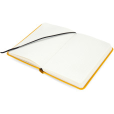 Книга записная Axent Partner 8309-08-A, A6-, 95x140 мм, 96 листов, точка, твердая обложка, желтая