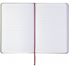 Деловая записная книжка COMBI-6, А5, твердая обложка, резинка, белый блок линия