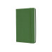 Діловий записник MAGIC, А5, тверда обкладинка, гумка, білий блок клітинка, зелений - O27102-04