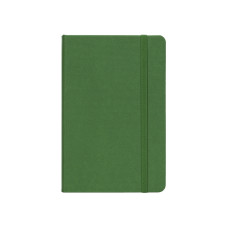 Деловая записная книжка MAGIC, А5, твердая обложка, резинка, белый блок клетка, зеленый