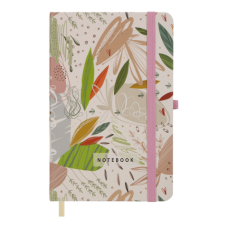 Книжка записная FELICITY, на резинке, 136х207мм, 96 л., клетка., офсет крем., тв.лам.обл., бежевая