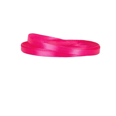Лента сатин 0,5см*22м, цвет розовый - MX62148-14 Maxi