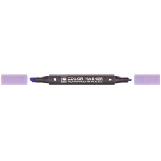 Маркер художній двосторонній для ескизів STA 3202, темно-фіолетовий