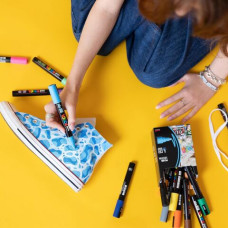 Набір маркерів uni POSCA, 0,7-1мм, 8 шт