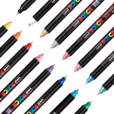 Набір маркерів uni POSCA, 0,7мм, 8 шт
