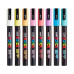 Набір маркерів uni POSCA Soft Color, 0,9-1,3мм, 8 шт