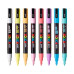 Набір маркерів uni POSCA Soft Color, 0,9-1,3мм, 8 шт
