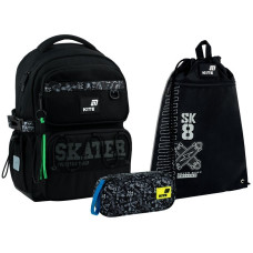 Набір рюкзак + пенал + сумка для взуття Kite 1022 Skater