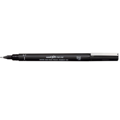 Лайнер uni PiN 0.7мм fine line, чорний - PIN07-200.Black UNI
