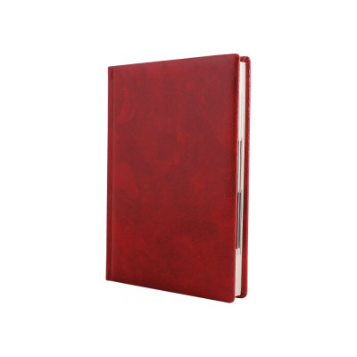 Щоденник недатований, FANTAZY, кремовий блок, клітка, бордо, А5 - O25404-18 Optima
