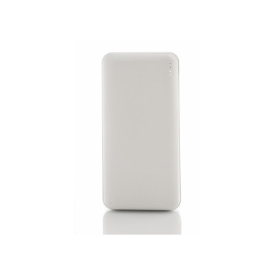 Мобільна батарея (Power Bank) Optima 4107, 20 000 mAh, 2*USB output, 5V 2.1A, колір білий - O74107 Optima