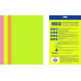 Набор цветной бумаги NEON, EUROMAX, 4 цв., 20 л., А4, 80 г/м² - BM.2721520E-99 Buromax