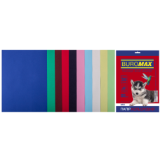 Набір кольорового паперу DARK+PASTEL, 10 кол., 50 к.с., А4, 80 г/м²