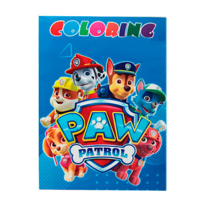 Раскраска А4 (4 листа) Paw patrol Щенячий патруль - 638190