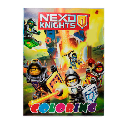 Раскраска А4 (4 листа) Nexo knights - 638189